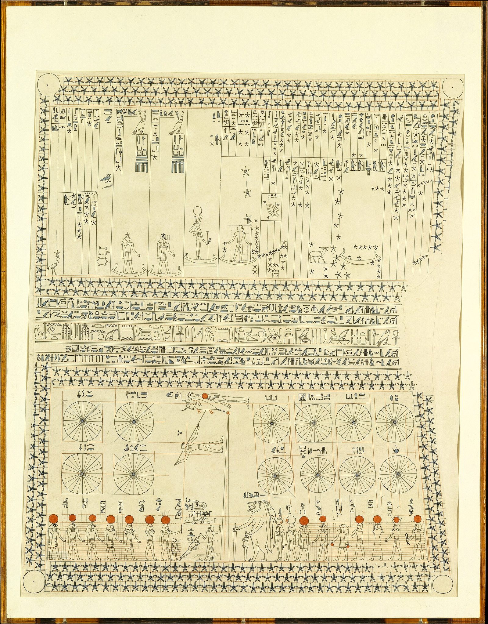 Astronomical ceiling from the tomb of Senenmut